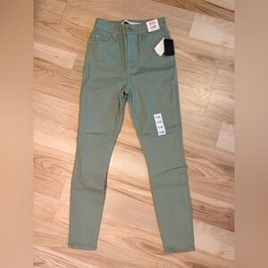 Celebrity Pink High-Rise Skinny Jeans in Sage